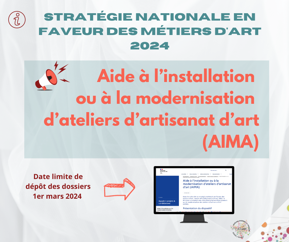 Stratégie nationale en faveur des métiers d'art