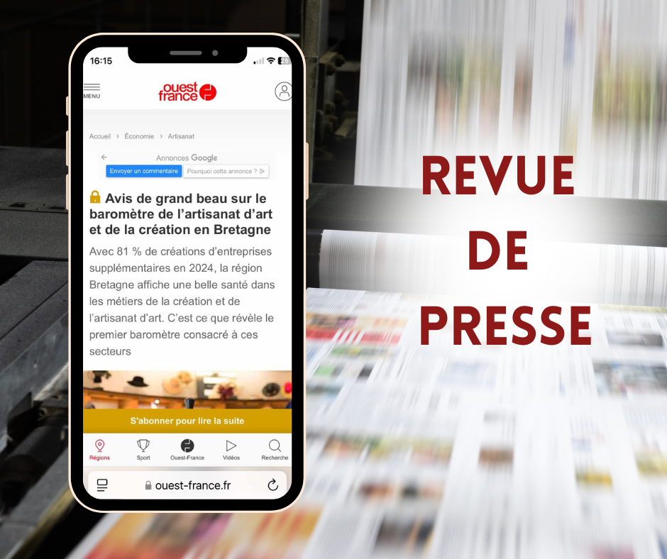 Revue de presse : "Grand Beau sur l'Artisanat d'Art et la (…)