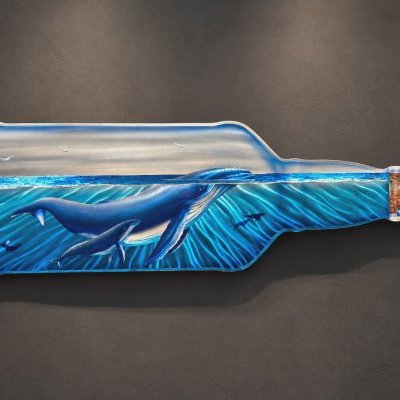 Baleines embouteillées
