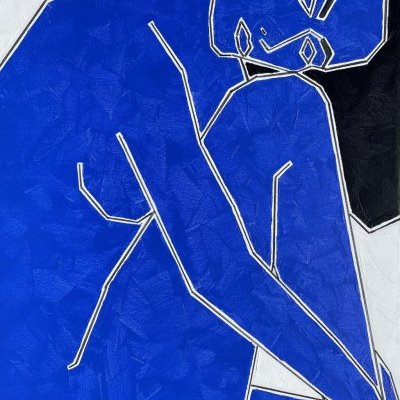 nu bleu cobalt